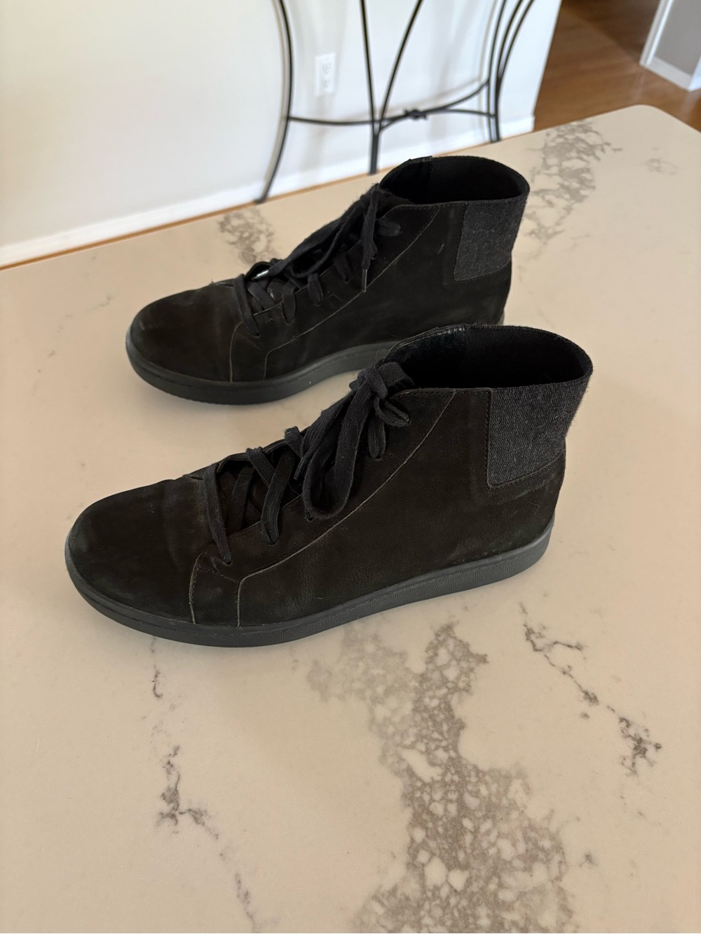 Eileen Fisher Black High Top Loafer - Picture 5 of 5